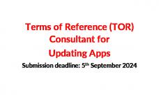 ToR for Consultants to Update our app